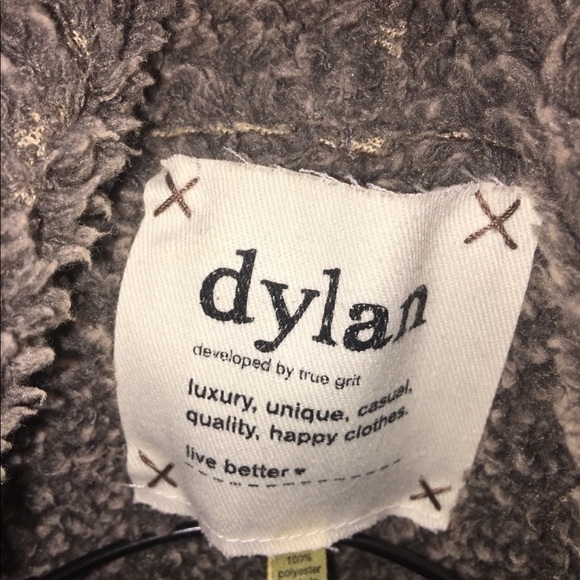 Dylan size small western Yellowstone suede feel Sherpa warm fall winter - Picture 9 of 10